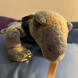 Emotional Support Komodo Dragon Plush Stuffed Animal Personalized Gift Toy