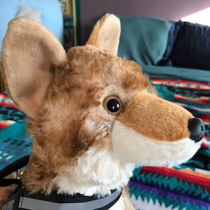Emotional Support Coyote ESSA Plush Stuffed Animal Personalized Gift Toy