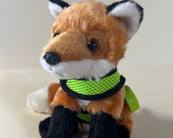 ESSA Red Fox Mini Emotional Support Plush Stuffed Animal Personalized Gift Toy