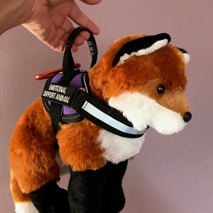 Emotional Support Red Fox Plush Stuffed Animal Personalized Gift Toy