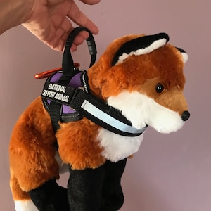 Emotional Support Red Fox Plush Stuffed Animal Personalized Gift Toy