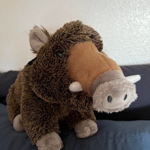 Wild Boar Plush Etsy UK
