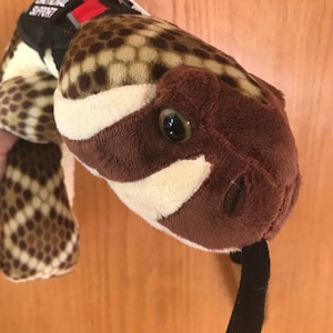 Emotional Support Rattlesnake Plush Stuffed Animal Personalized Gift Toy