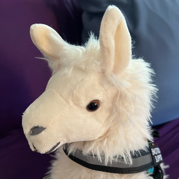 Emotional Support Drama Llama Alpaca Plush Stuffed Animal Personalized Gift Toy