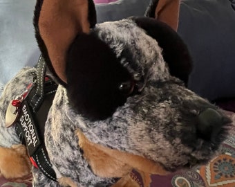 Emotionale Unterstützung Cattle Dog Plüsch Stofftier personalisierte Geschenk Spielzeug