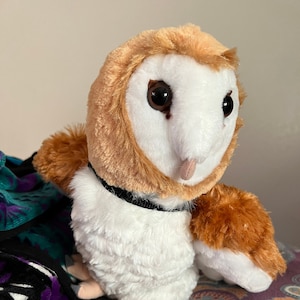 Emotional Support Barn Owl Plush Plush Stuffed Animal Personalized Gift Toy