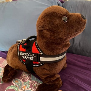 Emotional Support Sea Lion Plush Stuffed Animal Personalized Gift Toy
