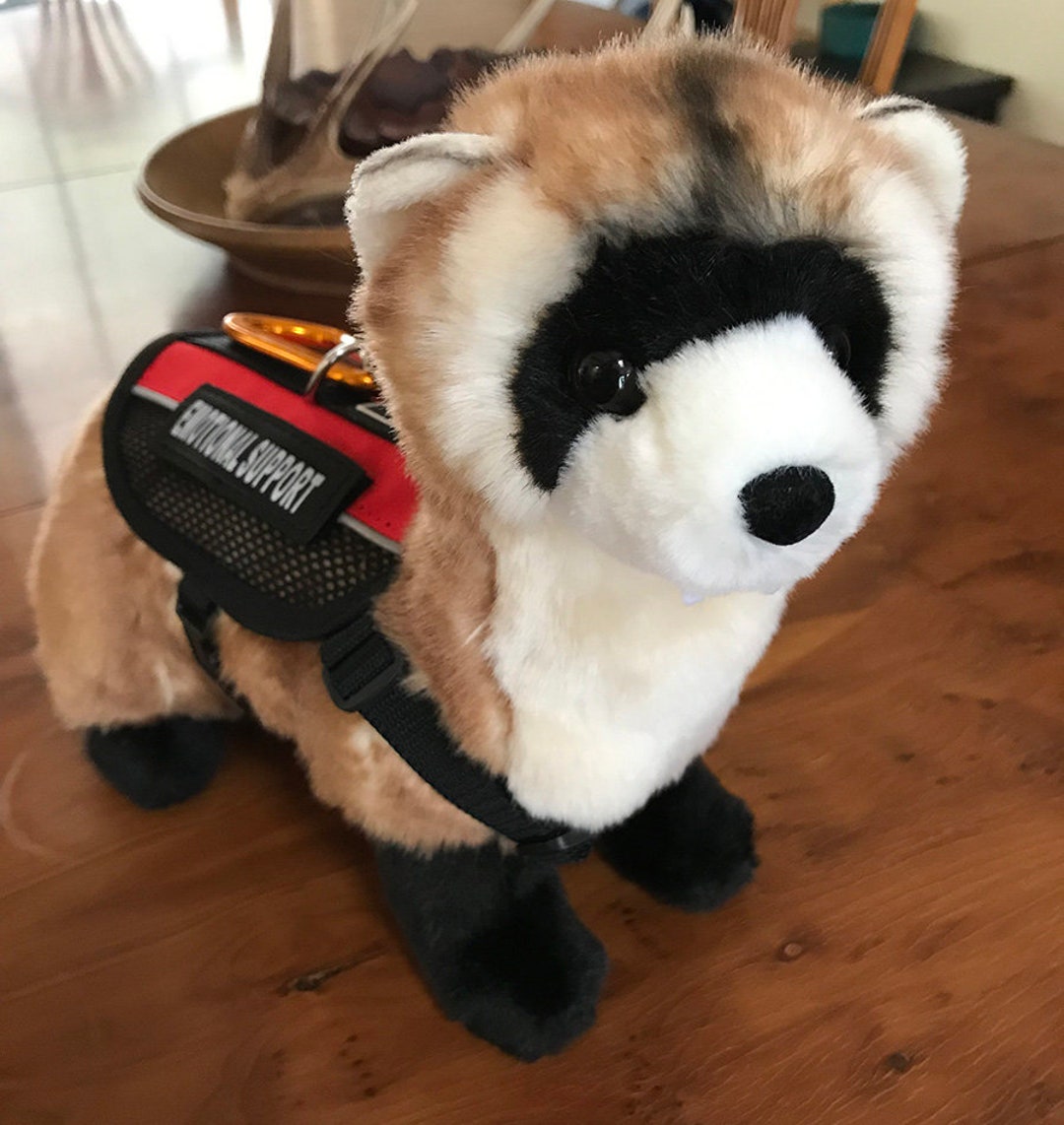 Emotional Support Harness With Handle Stuffed Animal Plush