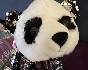 Emotional Support Disco Panda Plush Stuffed Animal Personalized Gift Toy