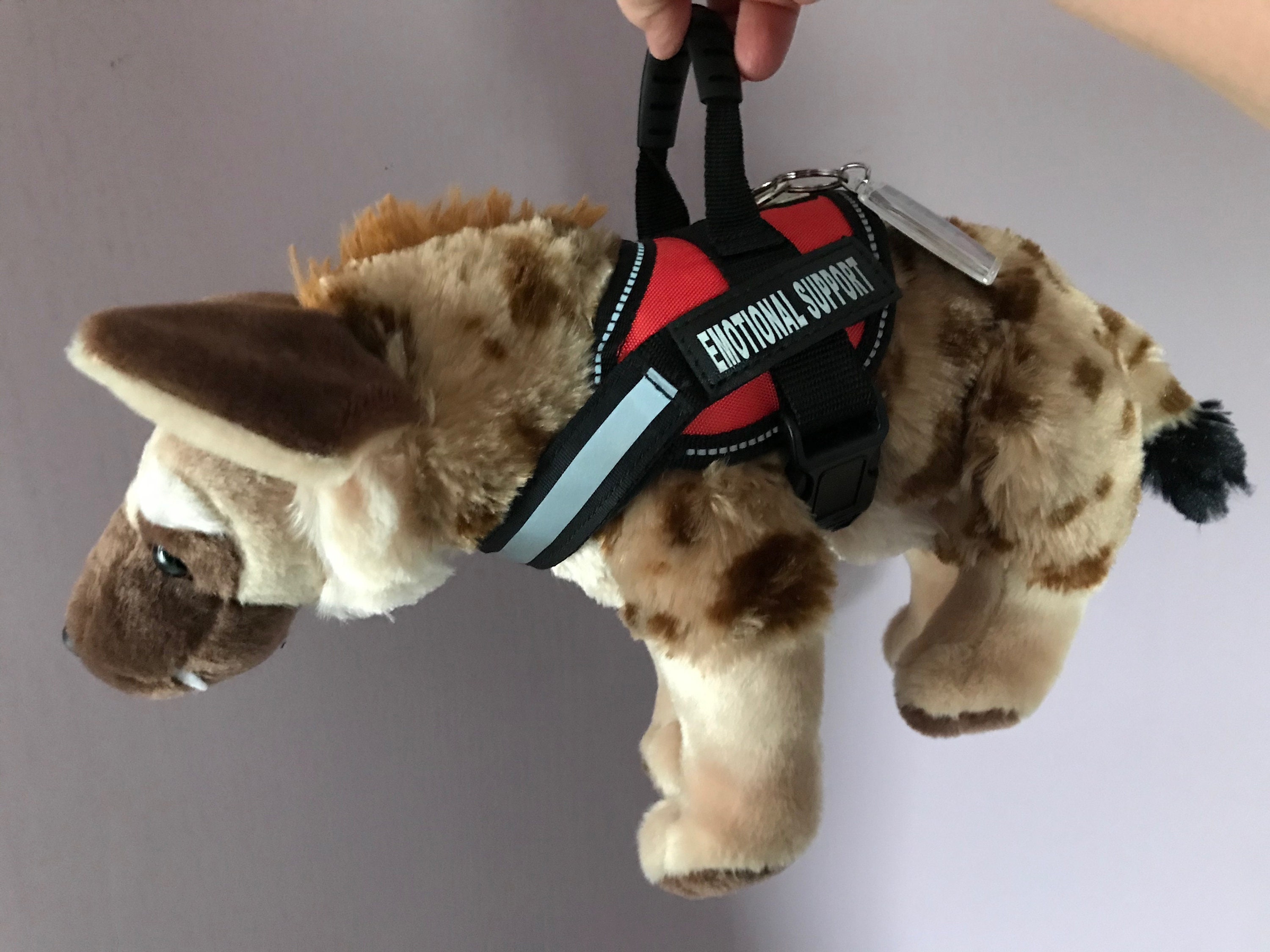 Emotional Support Hyena Stuffed Animal Plushie Toy - Etsy Ireland