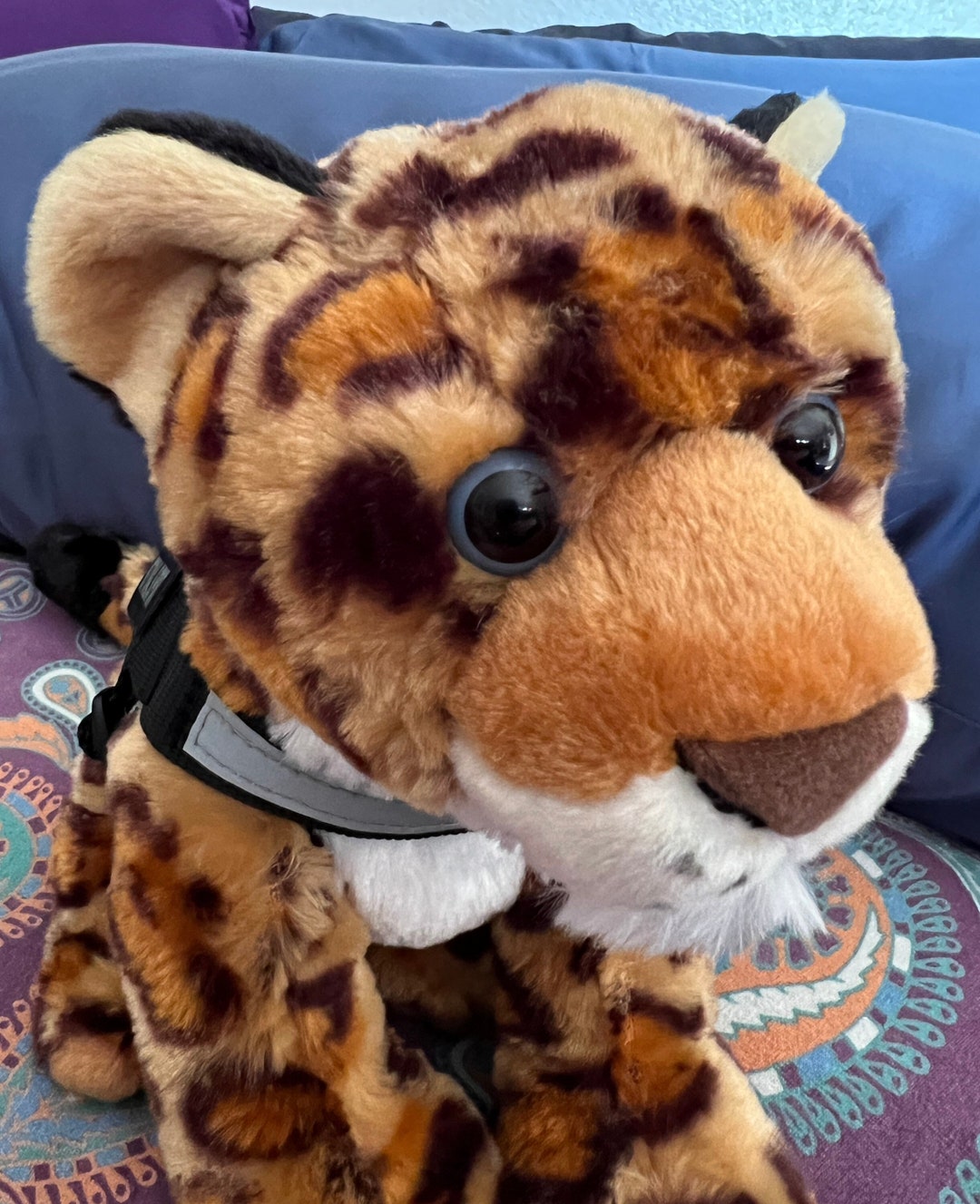 Emotional Support Jaguar Plush Stuffed Animal Personalized Gift Toy Etsy