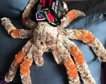 Emotional Support Tarantula Spider Arachnid Plush Stuffed Animal Personalized Gift Toy