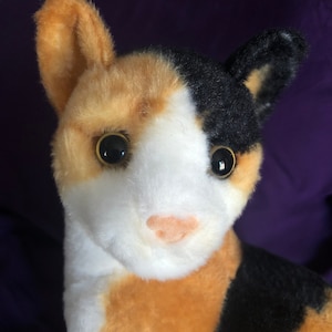 Emotional Support Calico Cat Plush Stuffed Animal Personalized Gift Toy
