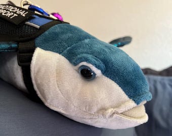 ESSA Flying Fish Emotional Support Plush Stuffed Animal Personalized Gift Toy