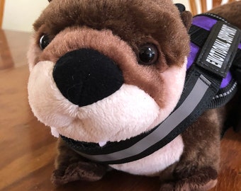 Emotional Support Otter Plush Stuffed Animal Personalized Gift Toy