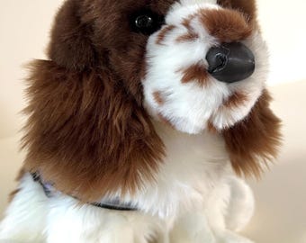 ハンドメイド* ぬいぐるみ*スパニエル*子犬* ESSA スプリンガースパニエル 犬 感情サポート ぬいぐるみ