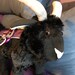 Emotional Support Witchy Baphomet Black Phillip Goat Stuffed Animal Plushie Toy