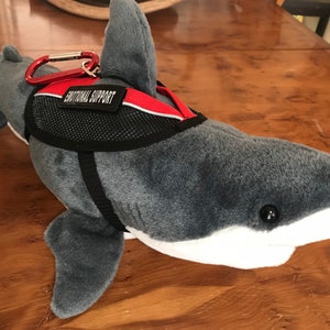 Emotional Support Great White Shark Plush Stuffed Animal Personalized Gift Toy image 6