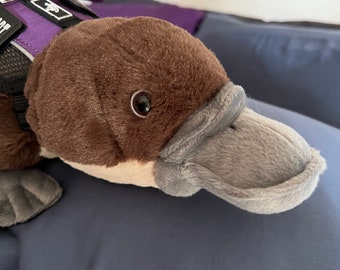 Emotional Support Platypus Plush Stuffed Animal Personalized Gift Toy