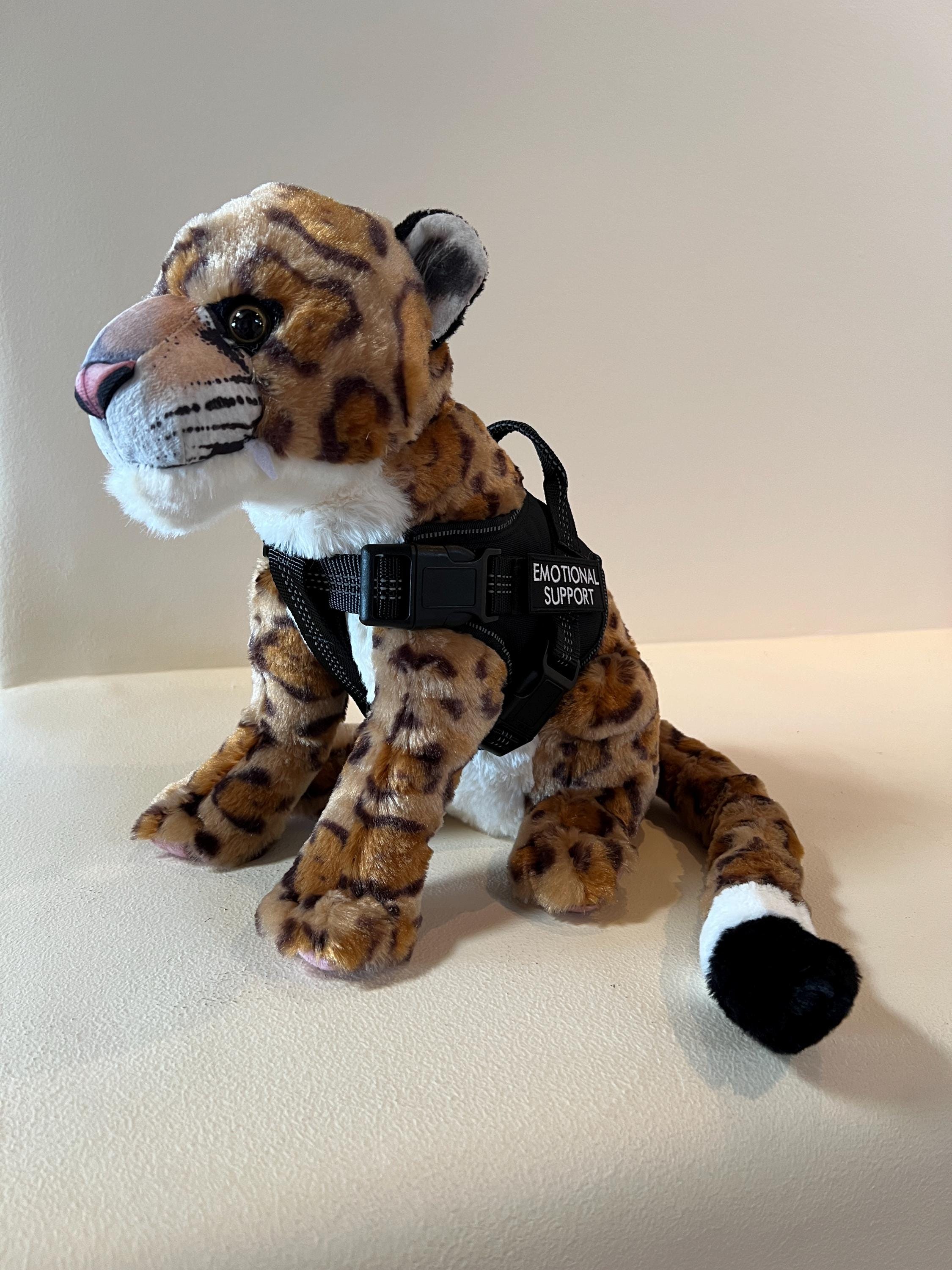 ESSA Jaguar Big Cat Emotional Support Plush Stuffed Animal