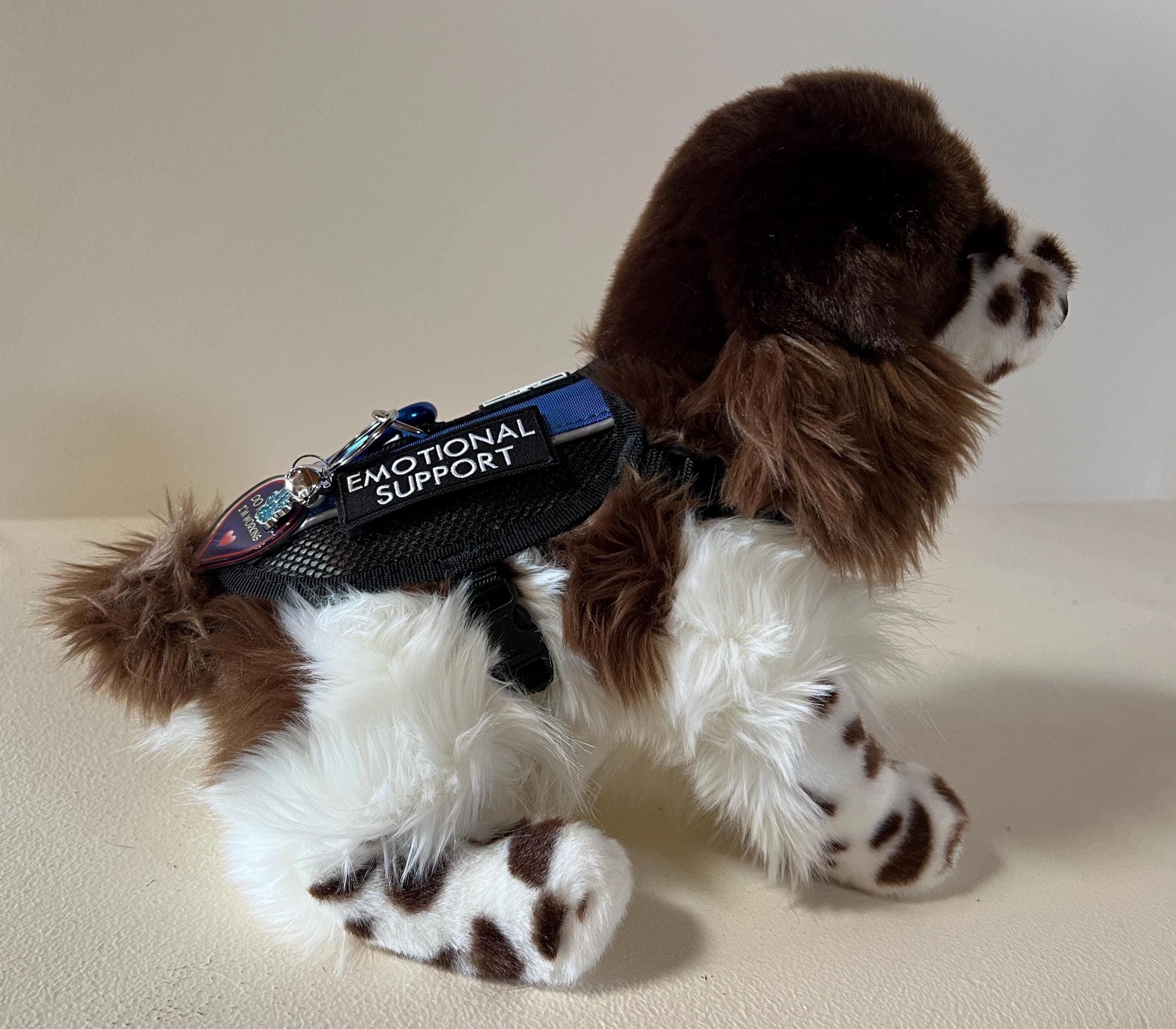 ESSA スプリンガースパニエル犬 感情支援ぬいぐるみ 名入れギフト玩具