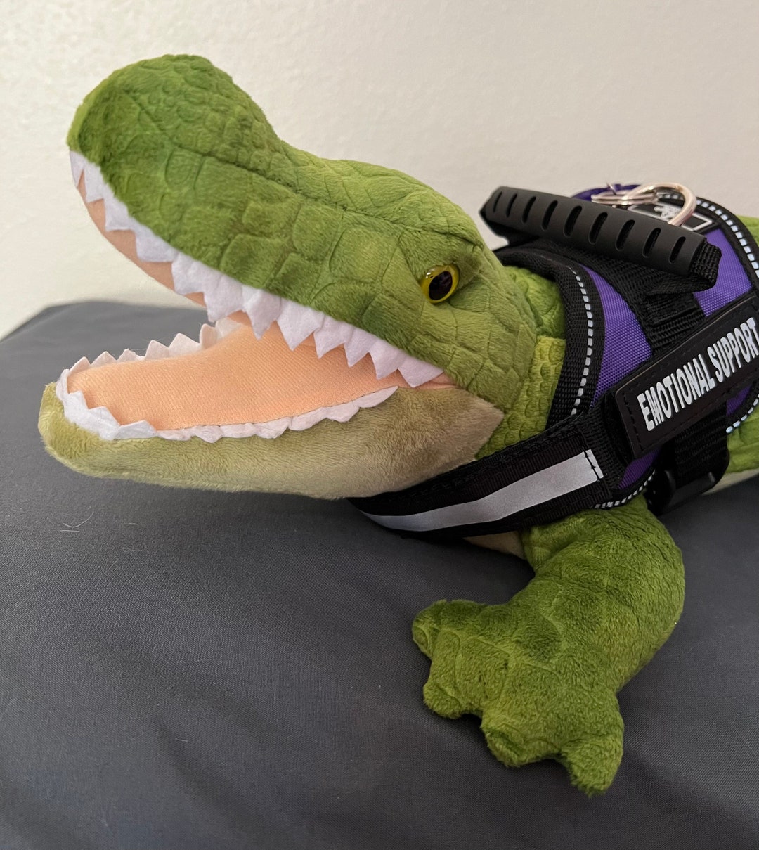 Emotional Support Alligator Crocodile Plush Stuffed Animal 