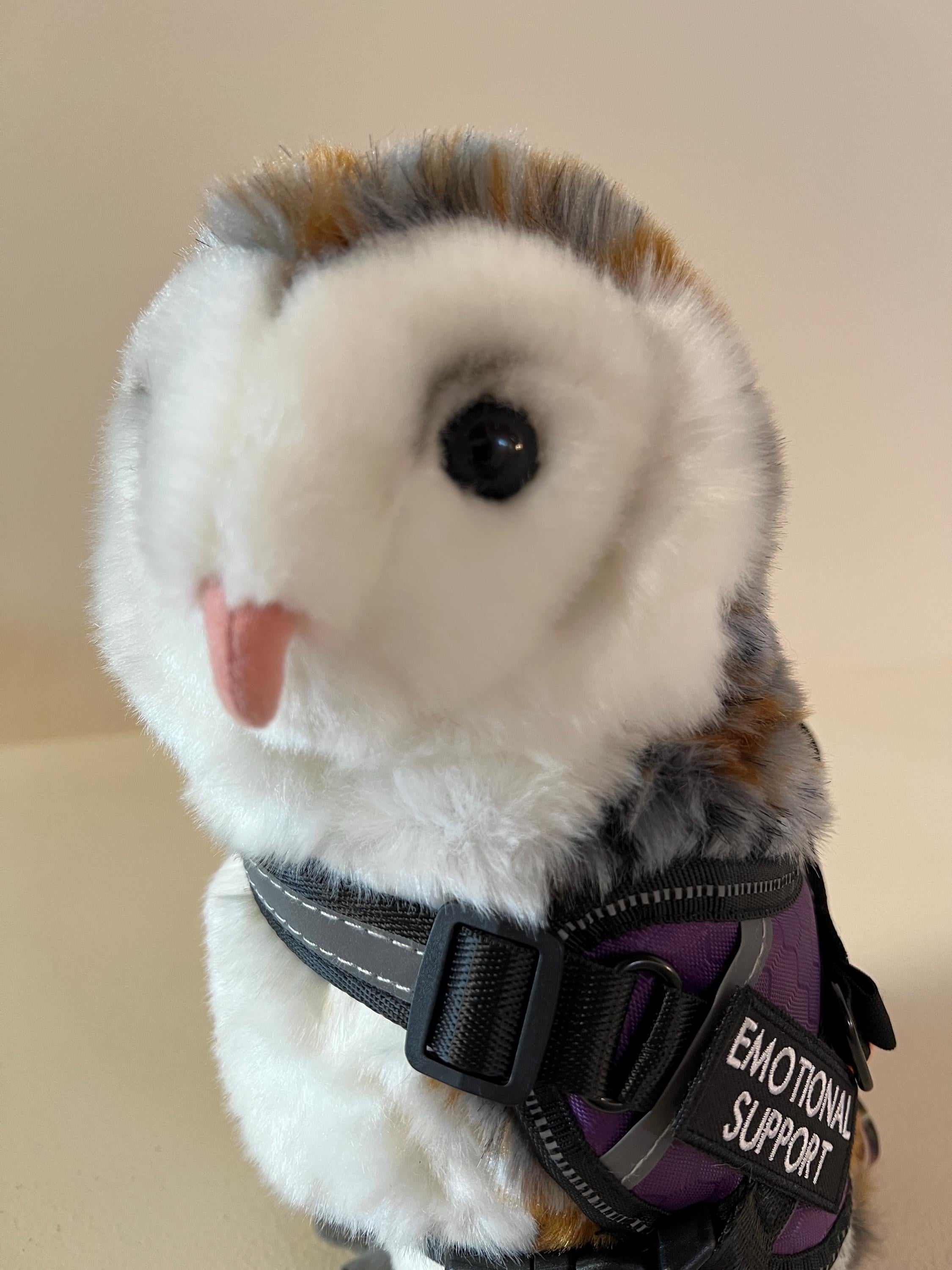 ESSA Barn Owl Mini Plush Emotional Support Plush Stuffed Animal Personalized Gift Toy