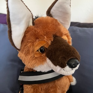 Emotional Support Maned Wolf Plush ESSA Stuffed Animal Personalized Gift Toy