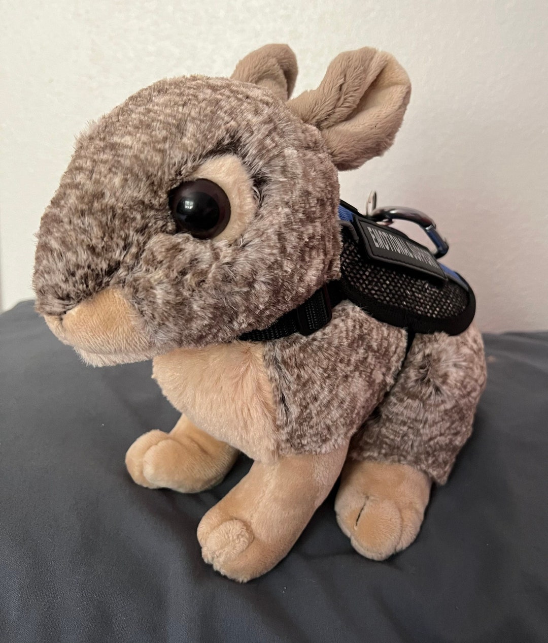 Emotional Support Desert Cottontail Rabbit Bunny Plush Stuffed Animal Personalized Gift Toy Etsy
