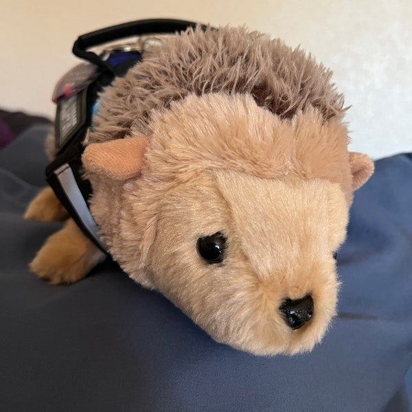 Emotional Support Hedgehog Plush Stuffed Animal Personalized Gift Toy