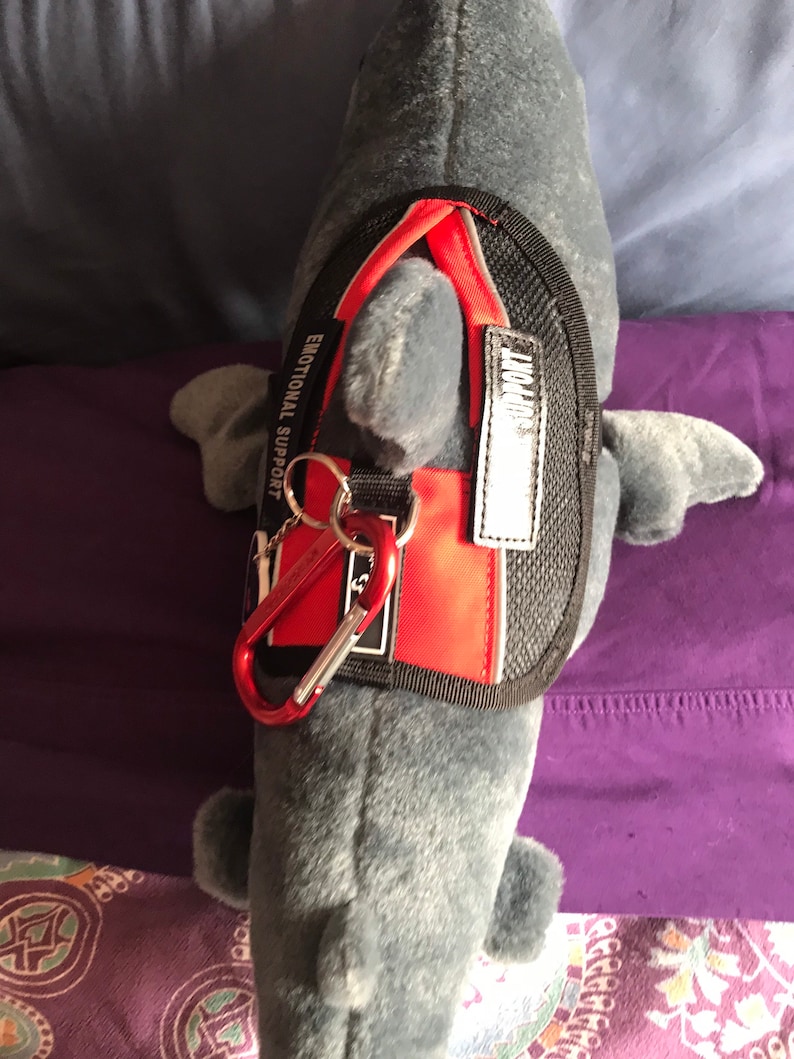 Emotional Support Great White Shark Stuffed Animal Plushie Toy Etsy