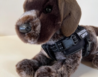 ESSA Duitse staande hond emotionele steun pluche knuffeldier gepersonaliseerd cadeau