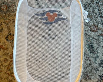 Pop-up DELUXE Laundry Hamper, Disney vacations, personalized DCL cruise, fish extender cabin gift