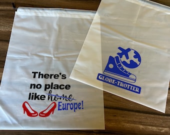 Shoe bag for traveling, keep luggage clean. Europe, beach, disney, gym