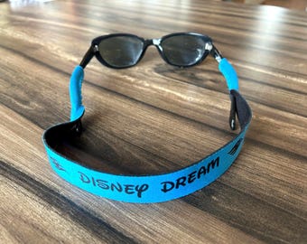 Floating Sunglass strap, Custom design DCL Disney cruise vacation Fish Extender gift neoprene