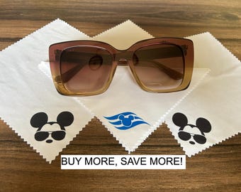 Fish Extender gift, customized cleaning cloth for sunglasses /device, DCL Disney cruise, great for men &teens! FE Unique Useful Pixie Dust