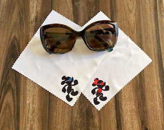 Run Disney race gift cleaning cloth for sunglasses /device DCL Disney cruise, FE fish extender customizable Unique Useful Pixie Dust