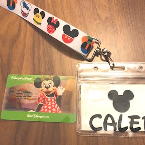 Value Pack Disney World Lanyard & badge set with free trading pin; Personalized; key to the world, Free Shipping over 50