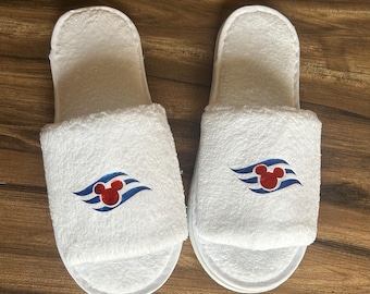Spa slippers Disney cruise gift travel accessory