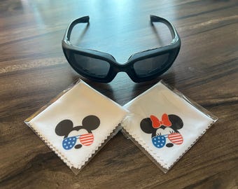 Cleaning cloth sunglasses/device Disney cruise Fish Extender Pixie Dust gift FE Holidays 4th July Halloween Christmas