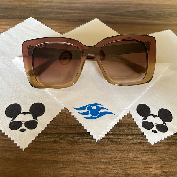 Fish Extender gift, sunglasses lens cleaning cloth, DCL Disney cruise, great for men and teens! FE customizable Unique Useful