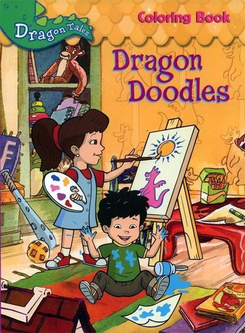 Dragon Tales Dragon Doodles Coloring Book 96 Pages Etsy