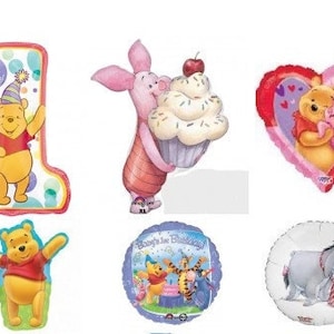 Winnie the Pooh 1st Birthday Balloons