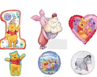 Winnie the Pooh 1st Birthday Balloons