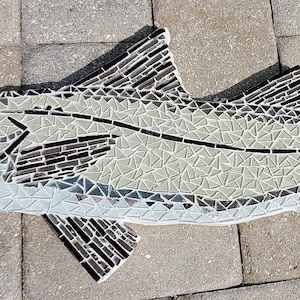 snook fish glass tile mosaic