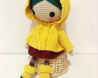 Coraline Jones crochet doll Amigurumi