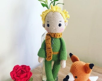 The Little prince crochet toy pack, Little prince stuff, Little Prince amigurumi