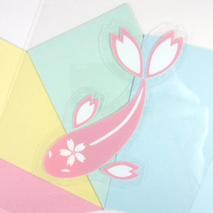Vinyl stickersticker Sakura koi