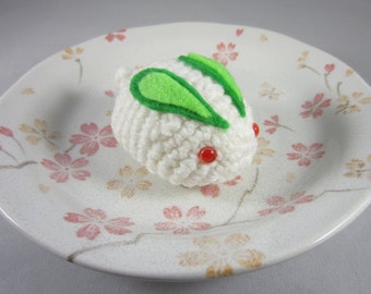 Snow Bunny Mochi Amigurumi Plush