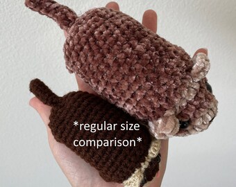 Large Velvet Baby Ferret Dookling Amigurumi Plush